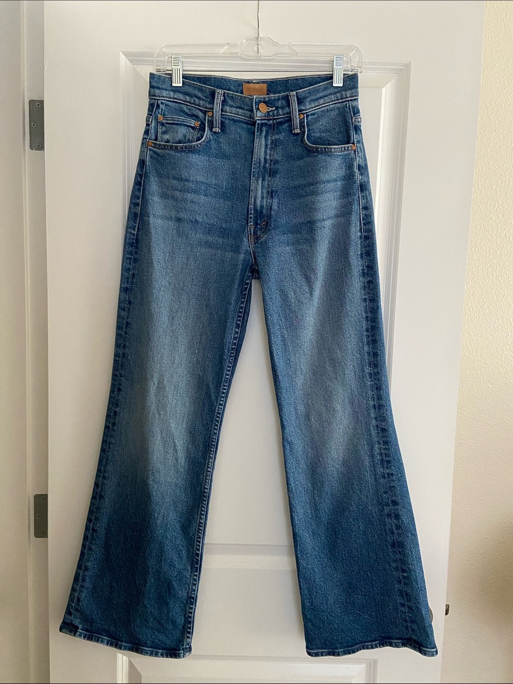 Mother Lil’ High Waisted Bookie Sneak in Knick Knack Paddy Whack sz 26
